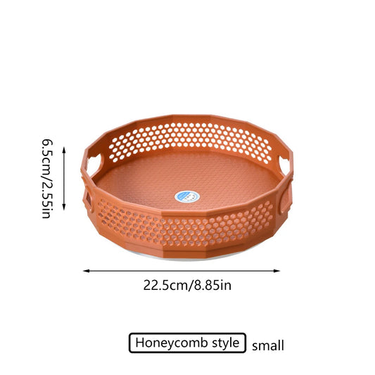 360° Rotating Spice Rack Organizer Seasoning Holder Kitchen Storage Tray Lazy Susans Home Supplies for Bathroom, Cabinets